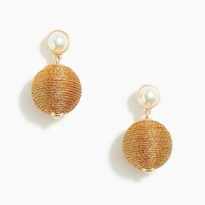NWT J.Crew Factory Pearl Bauble Earrings